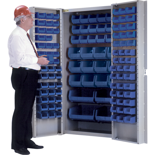 Deep-Door Combination Cabinet, 38" W x 24" D x 72" H, 36 Shelves Nassau Supply