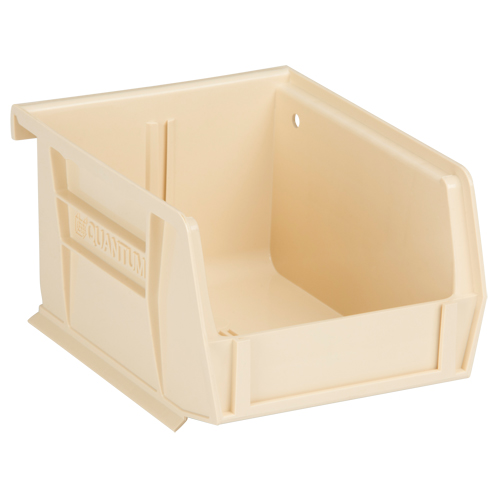 Bacs ultra empilable & suspendable, 4-1/8" la, 3" h x 5-3/8" p, Ivoire Nassau Supply