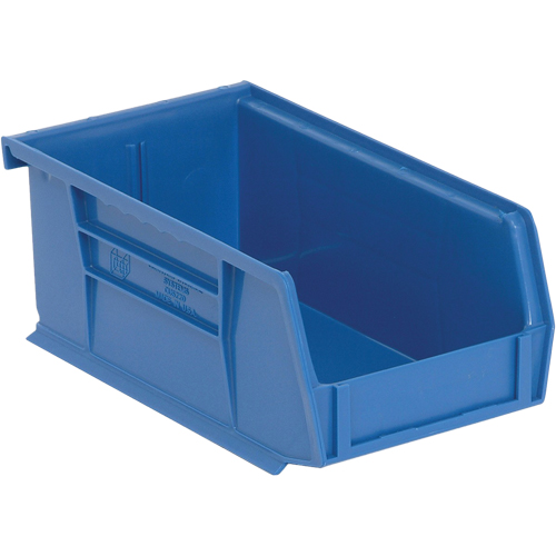 Ultra Stack & Hang Bin, 4-1/8" W x 3" H x 7-3/8" D, Blue Nassau Supply