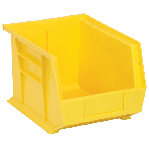 Bacs ultra empilable & suspendable, 8-1/4" la, 7" h x 10-3/4" p, Jaune Nassau Supply