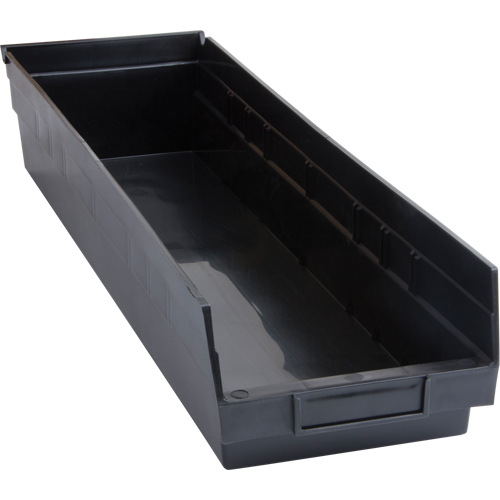 Bacs &agrave; pi&egrave;ces en plastique recycl&eacute;, 6-5/8" la x 23-5/8" p x 4" h, Capacit&eacute; de 50 lb Nassau Supply
