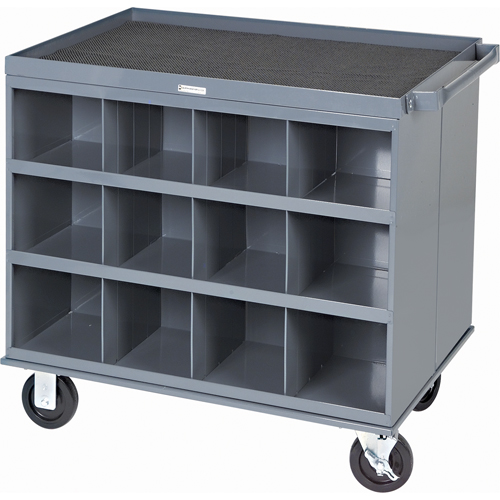 Heavy-Duty 2-Sided Mobile Carts/Work Stations, 1000 lbs. Capacity, 34" x W, 32" x H, 24" D, All-Welded Nassau Supply