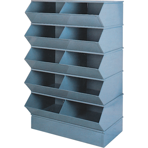 Syst&egrave;mes sectionnels &agrave; assembler, Cap. 5000 lb, 37" la x 24" p x 55" h, Bleu Nassau Supply