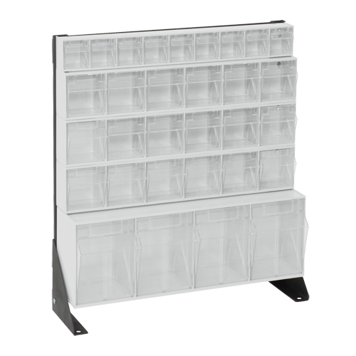 Support pour bacs basculants, 23-5/8" la x 8" p x 28" h, 31 tiroirs Nassau Supply