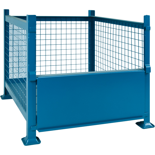Contenants de vrac empilables, 40,5" la x 48,5" p x 30" h, Capacit&eacute; de 3000 lb Nassau Supply