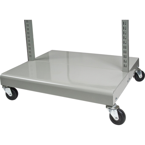 Servante mobile de bacs &agrave; plateaux inclinables - chariot seulement, &agrave; deux c&ocirc;t&eacute;s, 26-1/4" la x 22" p x 57-1/2" h Nassau Supply