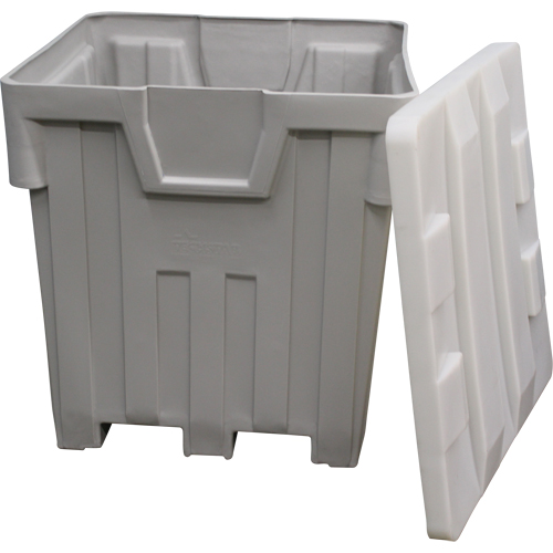 Nesting Bin, 44" W x 44" D x 46" H, Grey Nassau Supply