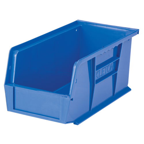 Bac empilable & &agrave; suspendre, 5-1/2" la, 5" h x 10-7/8" p, Bleu Nassau Supply