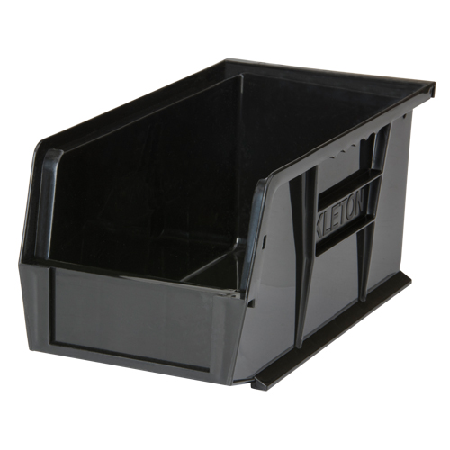Stack & Hang Bin, 5-1/2" W x 5" H x 10-7/8" D, Black Nassau Supply