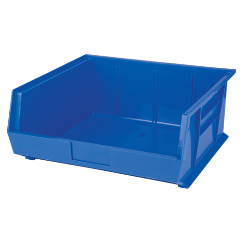 Bac empilable & &agrave; suspendre, 16-1/2" la, 7" h x 14-3/4" p, Bleu Nassau Supply