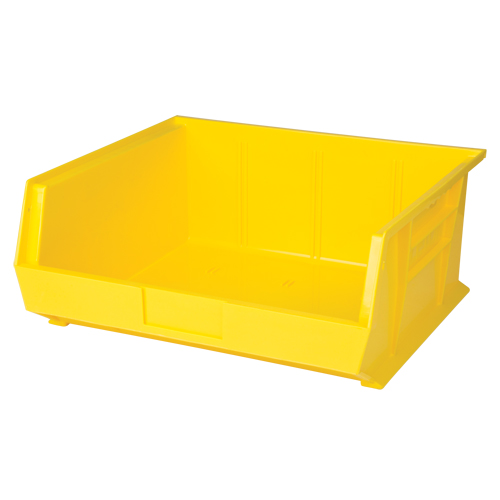 Bac empilable & &agrave; suspendre, 16-1/2" la, 7" h x 14-3/4" p, Jaune Nassau Supply