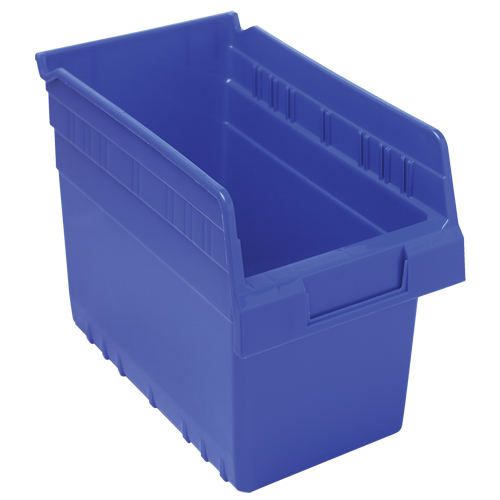 Bacs pour &eacute;tag&egrave;re Store-Max, 6-5/8" la x 8" H x 11-5/8" p, Bleu, Capacit&eacute; 44 lb Nassau Supply
