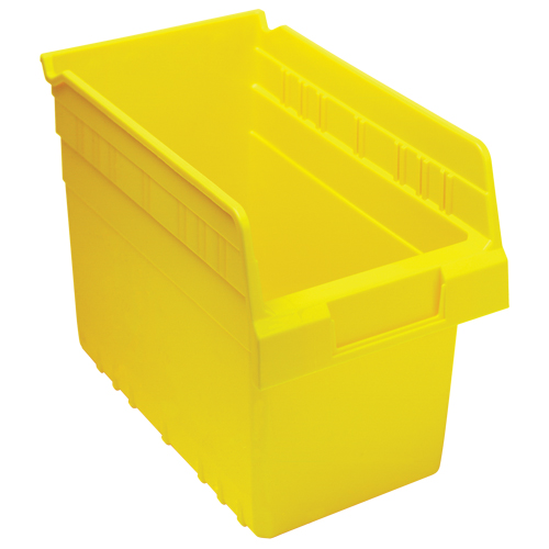 Bacs pour &eacute;tag&egrave;re Store-Max, 6-5/8" la x 8" H x 11-5/8" p, Jaune, Capacit&eacute; 44 lb Nassau Supply