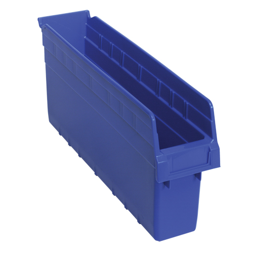 Bacs pour &eacute;tag&egrave;re Store-Max, 4-3/8" la x 8" H x 17-7/8" p, Bleu, Capacit&eacute; 56 lb Nassau Supply