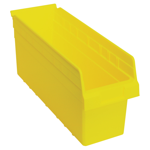 Bacs pour &eacute;tag&egrave;re Store-Max, 6-5/8" la x 8" H x 17-7/8" p, Jaune, Capacit&eacute; 56 lb Nassau Supply