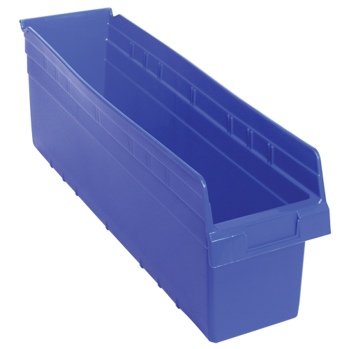 Bacs pour &eacute;tag&egrave;re Store-Max, 6-5/8" la x 8" H x 23-5/8" p, Bleu, Capacit&eacute; 68 lb Nassau Supply