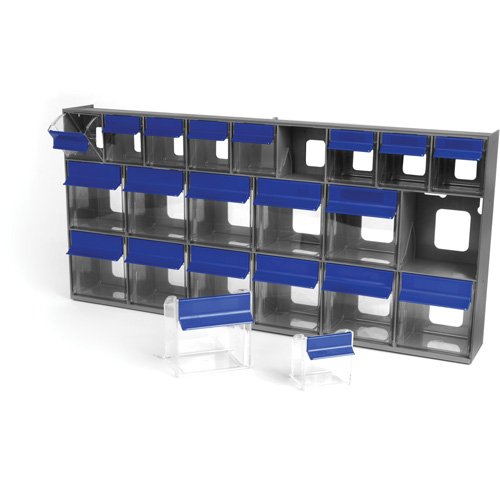 Compartiments pour bacs inclinables, 23-5/8" la x 3-5/8" p x 11-1/6" h, 21 tiroirs Nassau Supply