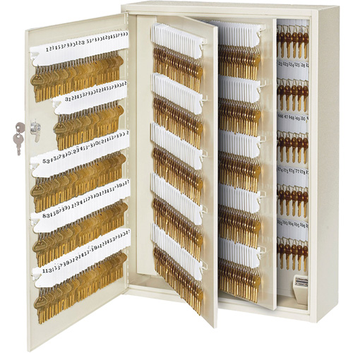 Heavy-Duty Key Cabinet, 730 Keys, Beige Nassau Supply