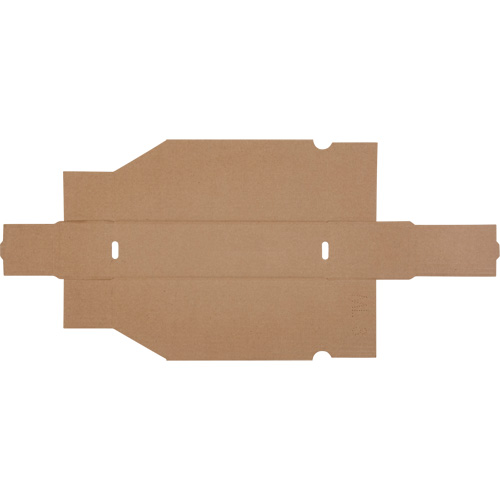 Deep Corrugated Parts Bins, 2-7/8" W x 11-1/4" D x 4-1/2" H, Beige Nassau Supply