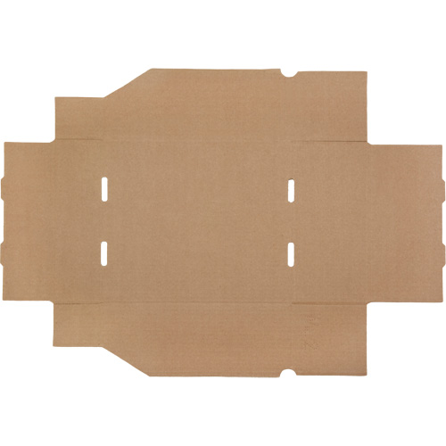 Boîtes profondes en carton ondul&eacute;, 11-3/4" la x 11-1/4" p x 4-1/2" h, Beige Nassau Supply