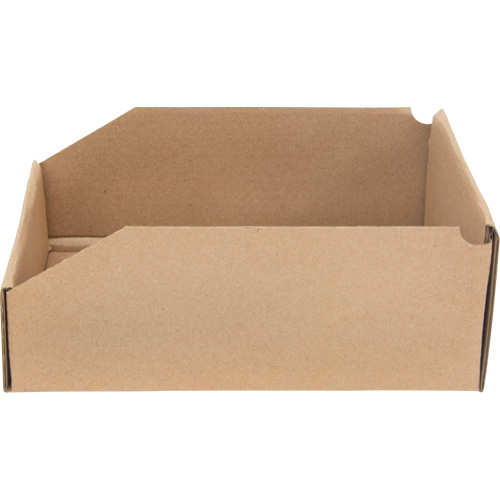 Boîtes profondes en carton ondul&eacute;, 8-3/4" la x 11-1/4" p x 4-1/2" h, Beige Nassau Supply