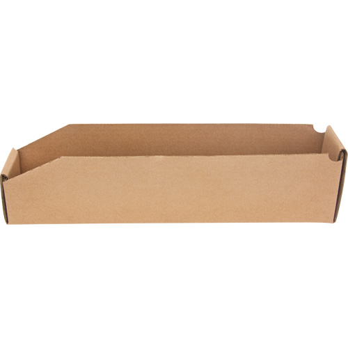 Boîtes profondes en carton ondul&eacute;, 1-7/8" la x 17-1/8" p x 4-1/2" h, Beige Nassau Supply