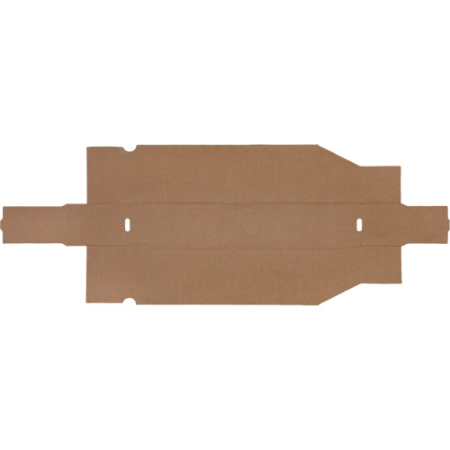Boîtes profondes en carton ondul&eacute;, 1-7/8" la x 17-1/8" p x 4-1/2" h, Beige Nassau Supply