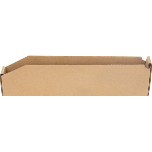 Boîtes profondes en carton ondul&eacute;, 2-7/8" la x 17-1/4" p x 4-1/2" h, Beige Nassau Supply