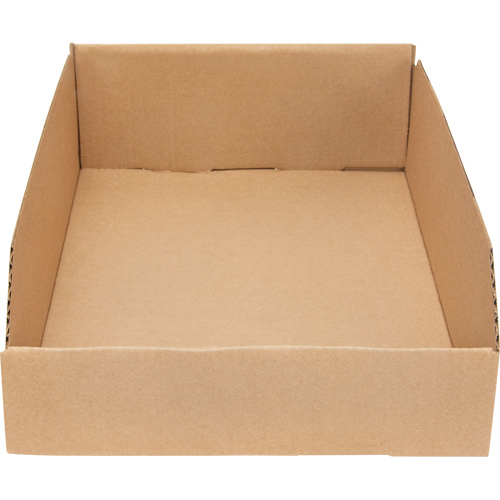 Boîtes profondes en carton ondul&eacute;, 11-3/4" la x 17-1/4" p x 4-1/2" h, Beige Nassau Supply