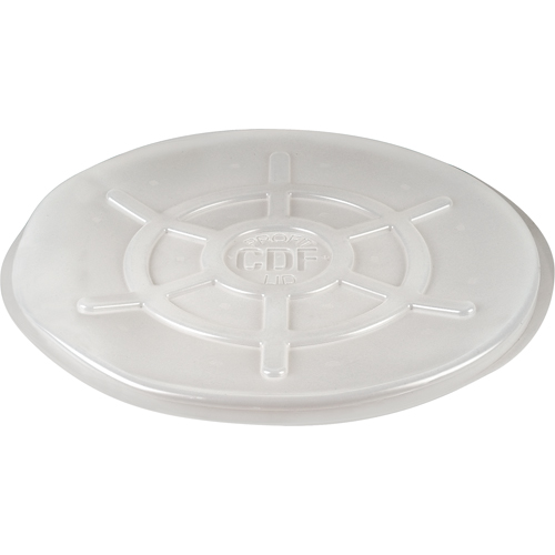 Couvercles protecteurs pour barils, Dessus ferm&eacute;, Convient aux 55 gal. US (45 gal. imp.), Transparent Nassau Supply