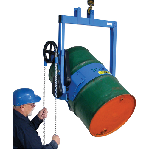 Drum Lifter, 55 US gal. (45 Imperial Gal.) Drum Size, 800 lbs./363 kg. Cap. Nassau Supply