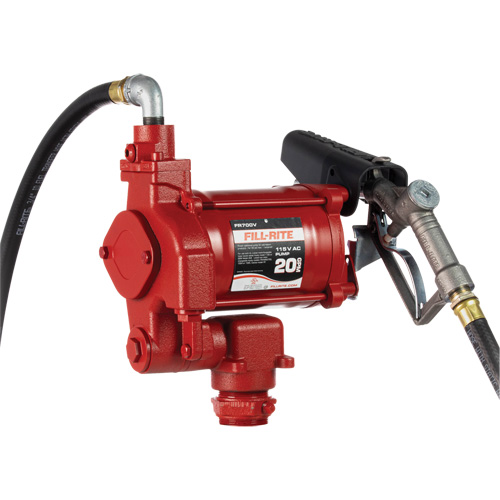 AC Utility Rotary Vane Pumps with Nozzle, 115 V, 20 GPM Nassau Supply