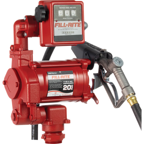 AC Utility Rotary Vane Pumps, 115 V, 20 GPM Nassau Supply