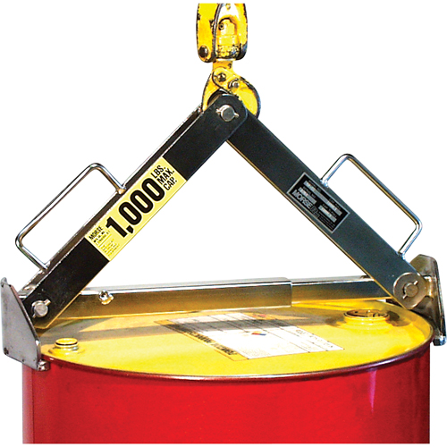 Drum Lifter, 30 - 85 US Gal. (25 - 70 Imperial Gal.), 1000 lbs./454 kg. Cap. Nassau Supply