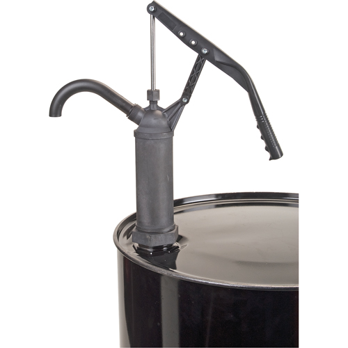 Pompe &agrave; baril de type levier, Polypropyl&egrave;ne, 14 oz/course, Pour barils de 5-55 gal. Nassau Supply
