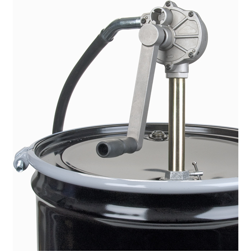 Rotary Type Drum Pump, Aluminum, Fits 15-55 Gal., 6-3/4 oz. per revolution Nassau Supply