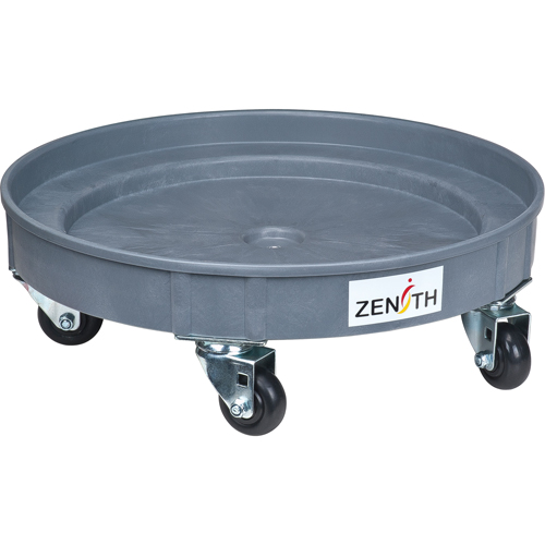 Socle roulant pour baril de confinement des fuites, 24,25" dia. X 7,625" h, Cap. de d&eacute;versement 1,5 gal. US Nassau Supply