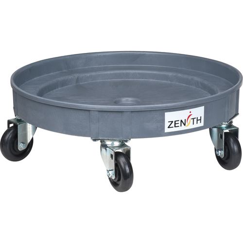 Socle roulant pour baril de confinement des fuites, 24.25" dia. X 8,625" H, Cap. de d&eacute;versement 1,5 gal. US Nassau Supply