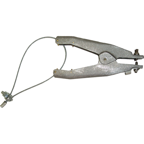 Prise de masse statique (s&eacute;rie GAT), Corps en Aluminium coul&eacute;, Pointe style cuvette en Acier inoxydable, 1 pointe isol&eacute;e Configuration, 1-1/4" Ouverture max. Nassau Supply