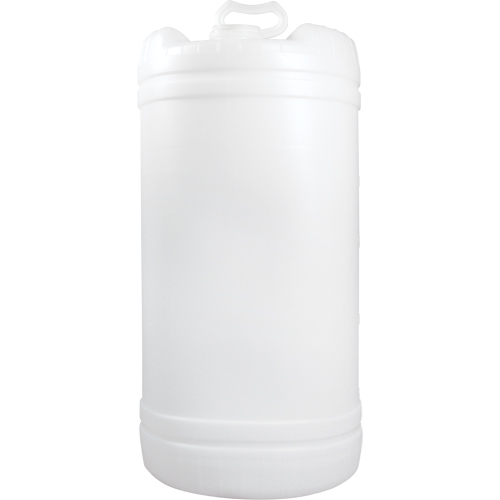 Barils en poly&eacute;thyl&egrave;ne &agrave; ouverture &eacute;troite, 15 gal. US (12,49 gal. imp.), Dessus ferm&eacute;, Naturel Nassau Supply