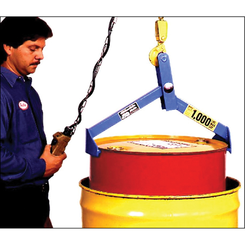 Drum & Overpack Lifter, 55 -85 US gal. (45 -70 Imperial Gal.), 1000 lbs./454 kg Cap. Nassau Supply