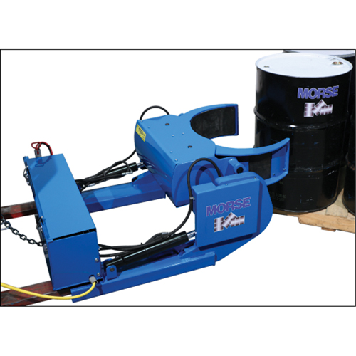 Grip+Go Power-Grip Fork Mount Drum Handler, 15 - 55 US Gal. (12.5 - 45 Imperial Gal.) Drum Size, 1500 lbs./680 kg Cap. Nassau Supply