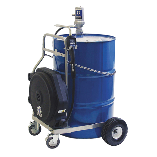 Pompe &agrave; huile pneumatique de s&eacute;rie LD, 7,8 gal./min, Rapport de pression de 3:1 Nassau Supply