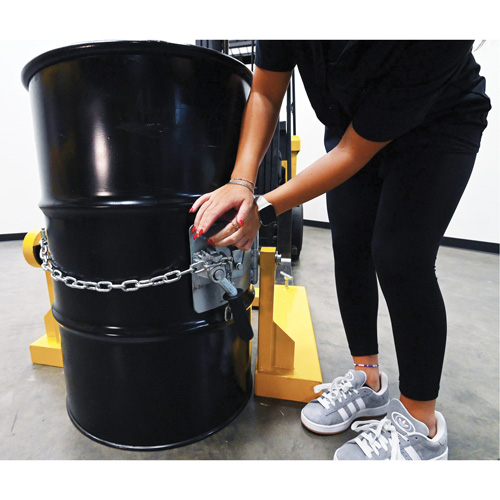 Fork Mounted Drum Carrier, For 55 US Gal. (45.8 Imperial Gal.) Nassau Supply