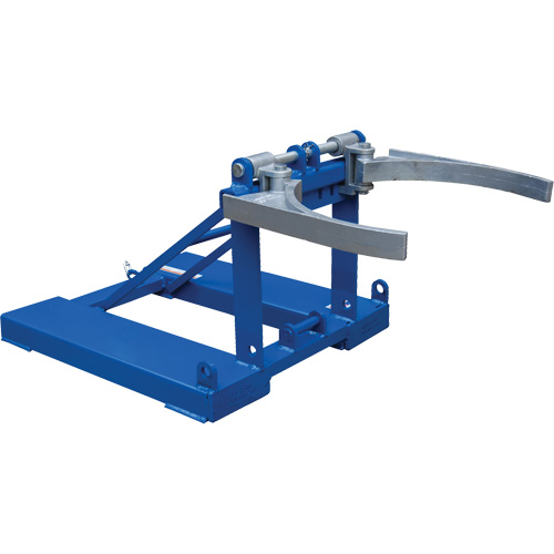 Fork Mounted Poly Drum Lifter, 30 - 55 US Gal. (25 - 45.8 Imperial Gal.) Drum Size, 1100 lbs./499 kg Cap. Nassau Supply