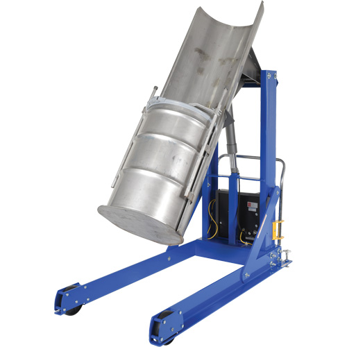 Portable Hydraulic Drum Dumper, For 30 - 55 US Gal. (25 - 45.8 Imperial Gal.) Nassau Supply