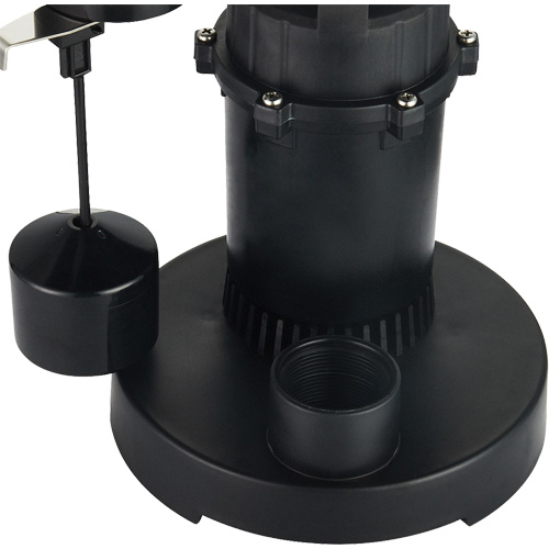 Thermoplastic Submersible Sump Pump, 2560 GPH, 115 V, 4.6 A, 1/3 HP Nassau Supply