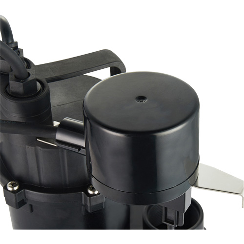 Thermoplastic Submersible Sump Pump, 2560 GPH, 115 V, 4.6 A, 1/3 HP Nassau Supply
