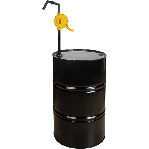 Pompe rotative pour baril, Polypropyl&egrave;ne, Pour capacit&eacute; 15 - 55 gal. US, 8 oz/course Nassau Supply