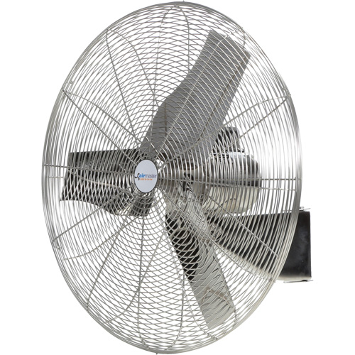 Ventilateurs en acier inoxydable lavables &agrave; grande eau pour service alimentaire, Industriel, 1 vitesses, Diam&egrave;tre de 20" Nassau Supply